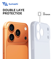 Coque de téléphone 3D HD par sublimation, fine et brillante, imprimée pour iPhone 17 16 15 14 13 Pro Max, supports vierges sublimables en gros