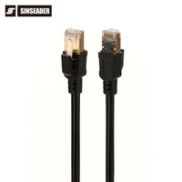Kabel Patch Jaringan Kabel Ethernet Komunikasi Logo Kustom Cat8