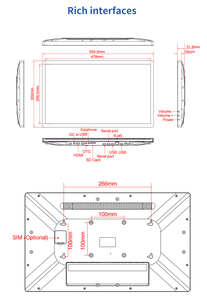 Tablet PC Narraw Bezel de 21.5 Pulgadas con Montaje Vesa, Sistema Operativo Android 11 de Cuatro Núcleos, Pantalla Táctil, Ethernet, Wi-Fi Integrado, 1 Año de Garantía - Product Image 6
