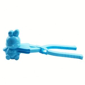 Lapin fabricant de boules de neige moule d'hiver avec poignée en plastique lapin fabricants de boules de neige amusant hiver extérieur pince à boules de neige - Product Image 2