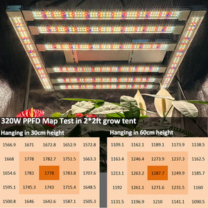 6 + 2 LED Grow Bar cho 2*2 3*3 Lều Samsung lm301h EVO phát triển đèn Giảm giá Lớn dẫn phát triển ánh sáng 320W cân bằng ppfd cho phát triển cửa hàng - Product Image 2