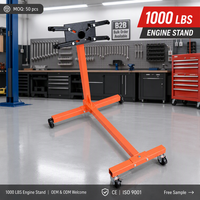 Support moteur robuste en acier de 1500 lb avec tête rotative à 360 degrés pour garage, atelier, réparation de moteurs de camions, outil OEM