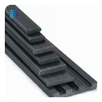 Strip serat karbon pultruted lebar 100mm 2mm 3mm 4mm tebal... Batang datar CFRP