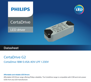 ไดรเวอร์ LED ยี่ห้อ PHILIPS CertaDrive LPF 4W-20W AC-DC แบบพลาสติก สำหรับไฟ LED ราคาดีที่สุด - Product Image 6