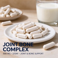 Capsules de Glucosamine, Chondroïtine, MSM et Calcium OEM ODM Marque Privée Vente en Gros Soutien Articulaire 500mg pour le Soutien Immunitaire