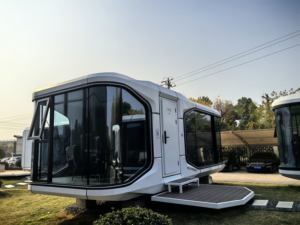 Faermu FE850 A7 Maison conteneur moderne <span class=keywords><strong>en</strong></span> acier et aluminium aéronautique, design capsule modulaire élégant, portable, assemblage <span class=keywords><strong>facile</strong></span> - Product Image 5