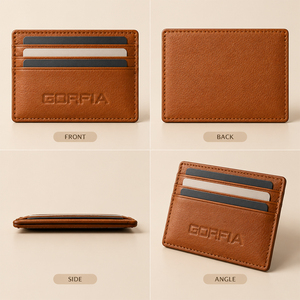 Fabricante OEM ODM, Tarjetero Ultrafino de Cuero PU, Cartera de Mano de Lujo, Bolsa para Tarjetas, Clip para Tarjetas de Crédito de Diseño Personalizado - Product Image 3