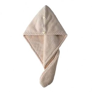 Turbante de Doble Capa Estilo Japonés, Toalla de Secado Rápido para el Cabello, Absorbente de Agua, Gorro de Ducha - Product Image 5