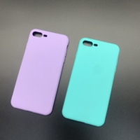 Étui de téléphone portable en TPU givré, résistant aux chocs, imperméable et respectueux de la peau, pour 7 Plus et 8 Plus