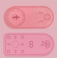 Tapis de yoga sans fil pour saut à la corde, épaissi, absorbant les chocs, insonorisant, antidérapant, pour jogging silencieux, avec logo imprimé sur la surface ronde