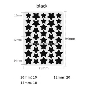 スターにきびパッチフェイスW/ハイドロコロイド、サリチル酸 & ティーツリー、癒しのステッカーのためのかわいいスターピンプルパッチ - Product Image 5