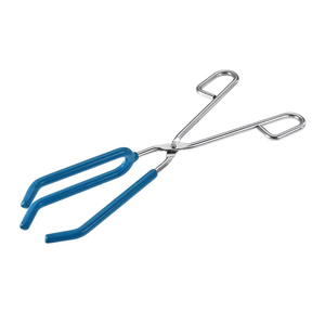 Equipamento de laboratório de química Ferramentas de laboratório Laboratório <span class=keywords><strong>Beaker</strong></span> <span class=keywords><strong>Tongs</strong></span> Prongs Aço inoxidável 11,81 polegadas Abre 180 mm Largura Azul - Product Image 3