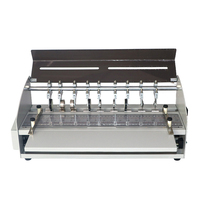 Machine à plier le papier H500 électrique pour cartes, invitations, billets, avec fonction de perforation et de découpe