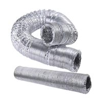 Tuyau de ventilation flexible en aluminium pour équipement de ventilation, longueur 5/10 m, installation au plafond pour hôpitaux et gymnases