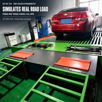 Mesin Uji Dinamometer Kendaraan DST 4WD Chassis Dyno Eddy Current Absorber 250kw X 2 Dua Rol Diameter 218mm DST-ML-3TD