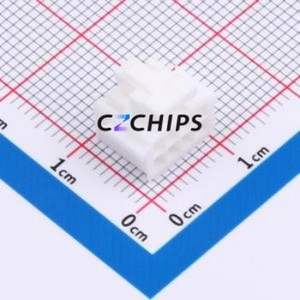 XD-PHB-2*4Y Housing (Wire-to-Board / Wire-to-Wire) P=2mm Connector ( Jack Structure: 2x4P )( Pitch: 2mm )( Row Spacing: 2mm ) - Product Image 1