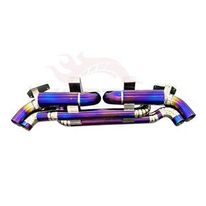 ระบบท่อไอเสียแบบ Catback วาล์ว Vortex Blue Titanium สำหรับ Porsche 911 992 Carrera S 4S GTS 3.0T ปี 2019-2024 ชุดแต่งแบบติดตั้งได้โดยตรง - Product Image 2