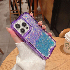Xu hướng mới 2in1 phong cách thời trang ngôi sao nhấp nháy lung linh đầy màu sắc trong suốt cho Iphone 14Promax XS XR 11 12 13 - Product Image 5