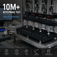 Keyboard Mini Nirkabel Slim Cokelat Desain Terbaru untuk Bisnis, Kantor, Laptop, 78 Tombol, Plastik, USB Type C, dengan Tombol Angka