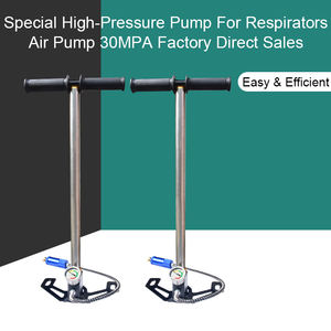 Venta caliente Bomba de mano de alta presión Bomba de <span class=keywords><strong>aire</strong></span> manual negra de acero inoxidable - Product Image 6