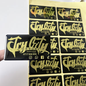 Feuilles d'autocollants en résine époxy avec logo personnalisé personnalisé autocollants en gel dôme 3D en forme de rectangle décalcomanies pour étiquette d'emballage - Product Image 3