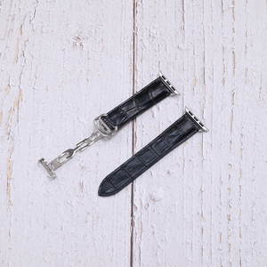 Cinturini in Vera Pelle Bovina con Motivo Litchi a Doppio Strato per <span class=keywords><strong>Bracciale</strong></span> <span class=keywords><strong>Cartier</strong></span> Tank da <span class=keywords><strong>Donna</strong></span> e Uomo di Lusso - Product Image 2