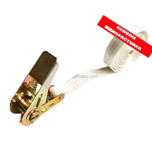 <span class=keywords><strong>Sangle</strong></span> <span class=keywords><strong>d</strong></span>'<span class=keywords><strong>arrimage</strong></span> à <span class=keywords><strong>cliquet</strong></span> en polyester léger 800 kg 25 mm 3,5 m LC400daN <span class=keywords><strong>sans</strong></span> crochets - Product Image 2