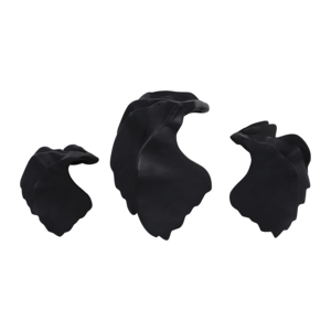 Sculture astratte in metallo per decorazione murale moderna, ideali per camera da letto, bagno, come elemento decorativo da appendere. - Product Image 1
