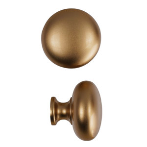 European Premium Minimalist Handle for <strong>Chest</strong> <strong>of</strong> <strong>Drawers</strong> Sleek Round Lemon Golden Cabinet <strong>Knobs</strong> Can Be Used in the Kitchen - Product Image 1