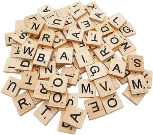 200 Chữ Cái Scrabble Gạch Gỗ Scrabble Để Làm Trò Chơi Ô Chữ Thủ Công - Product Image 1
