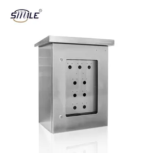 SMILE TECH Outdoor Stainless Steel Ip66 Waterproof Electrical Box Control Power Distribution Enclosure