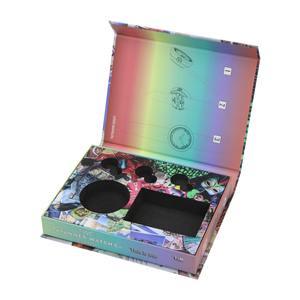 High End Rigid Cardboard Magnetic Gift Box with Custom Logo Eco-Friendly Matt Lamination - Product Image 3
