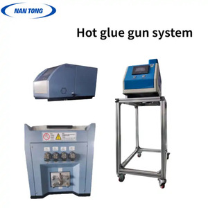 Système de pulvérisation de colle thermofusible Nantou Dual Gun 90x60x60cm 3200W, applicateur de colle automatique pour une application précise - Product Image 3