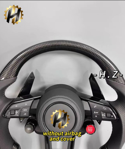 Volante Deportivo Multifunción LED de Fibra de Carbono y Cuero de Alta Calidad, Apto para Modificar <span class=keywords><strong>Volkswagen</strong></span> R8/RS/<span class=keywords><strong>GTI</strong></span>/<span class=keywords><strong>Golf</strong></span> R - Product Image 4