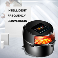 Friteuses électriques de haute qualité 8L Protection contre la surchauffe Friteuse à air saine et à économie d'huile Petit appareil de cuisine 1200W