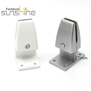 Pinces d'étagère en aluminium, support de fixation de l'écran de douche, support de panneau, panneau de séparation, Clip en verre - Product Image 1