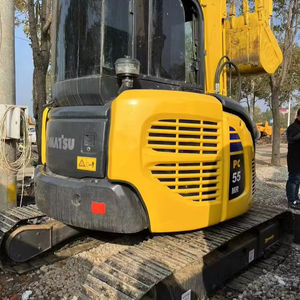 Mini-excavatrice Komatsu PC55 d'occasion du Japon, 5,5 tonnes, moteur, boîte de vitesses, composants principaux testés et inspection vidéo - Product Image 1