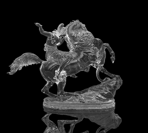 Sculpture d'animal en résine transparente de haute qualité, modèle médical, cheval de guerre, ultra-réaliste, décoration artistique pour la maison - Product Image 4