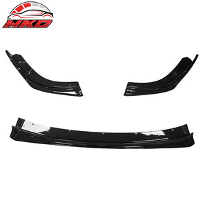 Alerón delantero IKON para Impreza WRX STI 08-10, labio de parachoques, color negro brillante, PP, piezas de automóvil, accesorios automotrices - Product Image 5