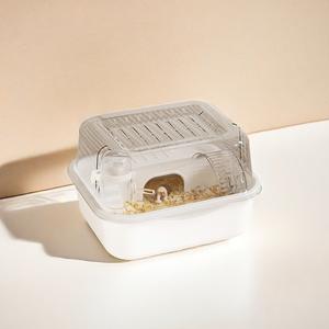 Cage pour <span class=keywords><strong>hamster</strong></span> doré Grand espace Plateau à boutons solide en plastique écologique Capacité de 5kg Fournitures de luxe pour animaux de compagnie Quantité minimale de commande - Product Image 4