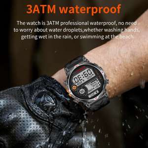 Outdoor KC93 AMOLED 650mAh for Calling <b>Compass</b> IP68 Waterproof GPS Navigation Activity Tracker Email Smart <b>Watch</b> Tracker - Product Image 5
