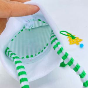 Sacs cadeaux de Noël en gros avec cordon de serrage pour bonbons et cadeaux - Product Image 6