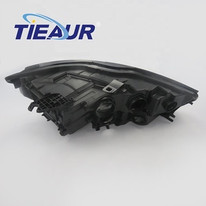 TIEAUR bordino nero trasparente in plastica lampada frontale <span class=keywords><strong>faro</strong></span> <span class=keywords><strong>faro</strong></span> anteriore copertura vecchio stile per A6/C7 2011-anno 2014 - Product Image 3