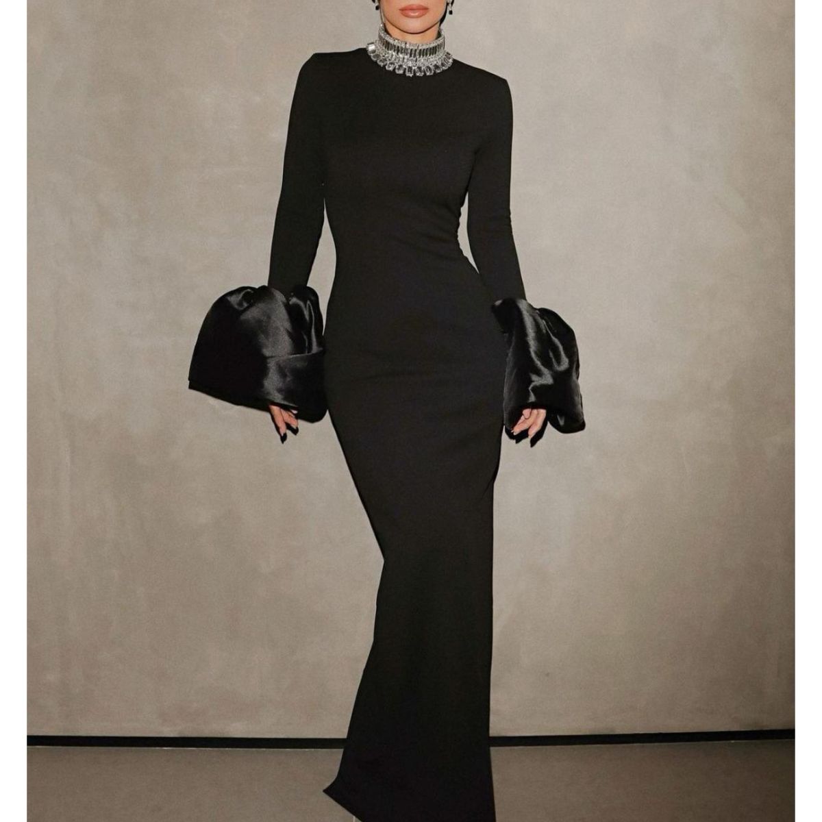 black bandage rhinestone dress Rhinestone Black Bandage Dress – Aclosy main image 0