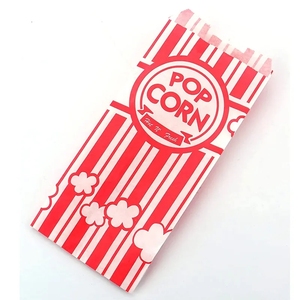 Bolsas de papel de grado alimenticio con impresión personalizada, Color Kraft, bolsas de palomitas de maíz, sándwich de pan, <span class=keywords><strong>microondas</strong></span>, embalaje de maíz - Product Image 3