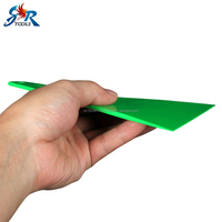 Spatule d'application triangulaire verte pour vinyle, outil de nettoyage et d'installation de film automobile, outil de pose de film pour vitres, outils de teintage de vitres
