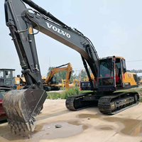 Excavator Crawler Volvo EC220 Bekas, Daya Gali Tinggi, Kapasitas Bucket 1.2m, Mesin 123KW, Komponen Inti Termasuk