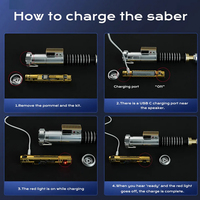 Lightsaber Proffie Luke Skywalker Sable De Cosplay Star Wars Mainan Lampu Neopixel Lightsaber Star Wars Saber