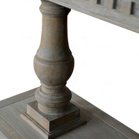Table console rectangulaire en bois massif antique, fabriquée à la main, style campagne française, pour salon, avec différentes finitions HL368