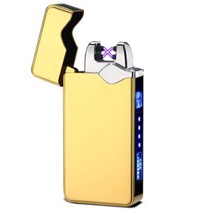 Produttore <span class=keywords><strong>professionale</strong></span> accendino USB ricaricabile Mini accendini elettrici senza fiamma antivento portatili sottili personalizzati - Product Image 2
